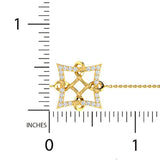 1/4 ctw Celtic Knot Bolo Bracelet