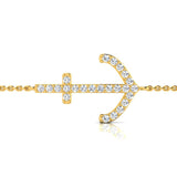 1/5 ctw Anchor Bracelet