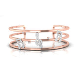 3/4 ctw Music Note Cuff Bracelet