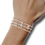3/4 ctw Music Note Cuff Bracelet