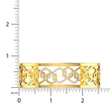 5/8 ctw Honeycomb Cuff Bracelet