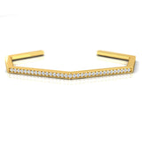 5/8 ctw Basic Geometric Cuff Bracelet