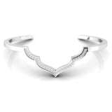 1/3 ctw Basic Chevron Cuff Bracelet