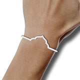 1/3 ctw Basic Chevron Cuff Bracelet