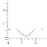 1/3 ctw Basic Chevron Cuff Bracelet