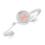 1/2 ctw Two Way Design Cuff Bracelet