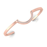 1/5 ctw Basic Geometric Cuff Bracelet