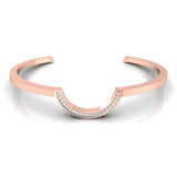 1/5 ctw Basic Geometric Cuff Bracelet