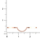 1/5 ctw Basic Geometric Cuff Bracelet