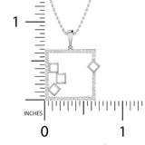 1/5 Ctw Geometric Pendant
