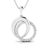 1/4 Ctw Interlinked Circles Pendant