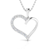 1/5 Ctw Heart Pendant