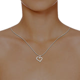 1/5 Ctw Heart Pendant