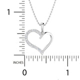 1/5 Ctw Heart Pendant