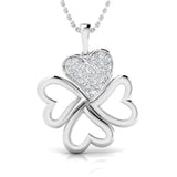 1/4 Ctw Clover Pendant