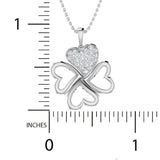 1/4 Ctw Clover Pendant