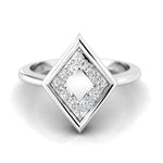 1/5 ctw Diamond Shaped Ring