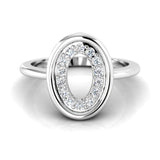 1/6 ctw Oval Shaped Ring