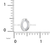 1/6 ctw Oval Shaped Ring
