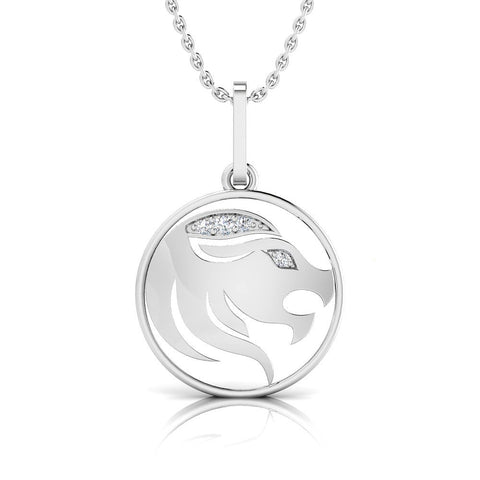 Silver Cancer Zodiac Pendant With Link Chain – GIVA Jewellery