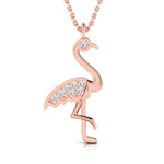 1/10 ctw Flamingo Pendant
