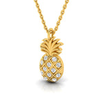 1/8 ctw Dainty Pineapple Pendant