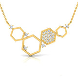 1/3 ctw Honeycomb Pendant