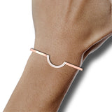 1/5 ctw Basic Geometric Cuff Bracelet