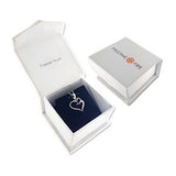 3/8 Ctw Heart Stud Earrings